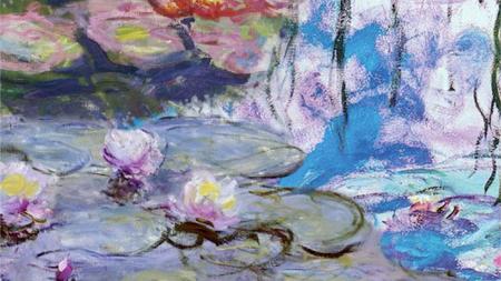 Monets Garten Hintergrundbild mobil