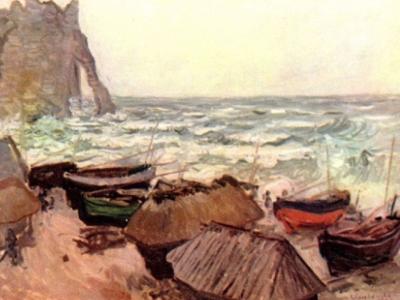 Claude Monet, Durchbrochener Fels bei Etretat, 1883